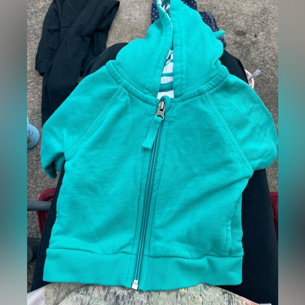 Hanna Anderson Zip Up Jacket 3-6 Mos Boys